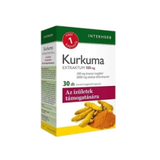 BGB Interherb Kft. Interherb NAPI1 Kurkuma Extraktum 100mg 30db vitamin és táplálékkiegészítő
