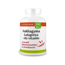 BGB Interherb Kft. Interherb XXL 90 db FOKHAGYMA & GALAGONYA +B1-vitamin tabletta vitamin és táplálékkiegészítő