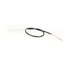 BGM ORIGINAL Fékkábel hátul BGM Original Ř=2,9mm, Vespa PX fekete, fűzőlyukkal.