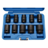 BGS 10-részes hosszított levegős dugókulcs készlet  1/2",  38mm hosszú