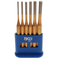 BGS 6-részes párhuzamos csapszegkiütő klt. , 3-8mm, 150mm hosszú autójavító eszköz