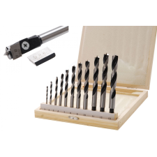 BGS Technic 13 részes központosító bit + fafúró készlet (BGS 50403) barkácsolás, csiszolás, rögzítés
