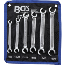 BGS Technic 6 részes fékcsőkulcs készlet (BGS 1745) villáskulcs