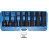 BGS Technic 8 részes levegős Imbusz bitfej készlet, 1/2", 5-19mm (BGS 5481)