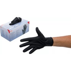 BGS Technic Egyszer használatos kesztyű doboz | nitril | extra tapadás | L méret | 100 db (74669)