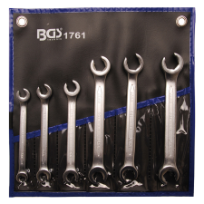 BGS Technic Fékcsőkulcs készlet, 8 x 10 - 17 x 19 mm, 6 darabos (BGS-1761) villáskulcs