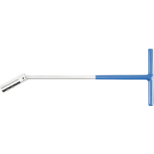 BGS Technic PVC markolatú gyújtógyertyakulcs - csuklós, 375 mm hosszú, 16 mm (BGS 143) fogó