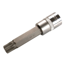 BGS Technic Spline típusú bitfej, 1/2", fúrt, M18, 100mm (BGS 4365) bitfej készlet