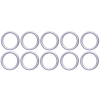 BGS Technic Tőmítő gyűrű, 13mm, 10 darab, BGS 126 olajleeresztő csavar menetjavító készlethez (BGS 126-UM13)