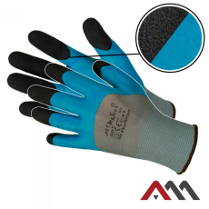  -Bi Latex mártott szerelőkesztyű (kék / fekete) XL / 10