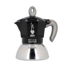 Bialetti Bialetti Moka Induction Mokkafőző 0,4 L Fekete, Ezüst kávéfőző