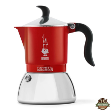 Bialetti Fiammetta piros 2 személyes indukciós kotyogós kávéfőző kávéfőző