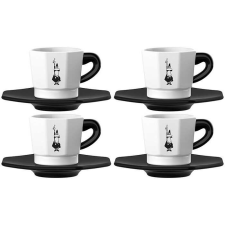 Bialetti Moka csésze szett (4db) - Fekete/Fehér bögrék, csészék