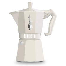 Bialetti - Moka Exclusive - hagyományos kávéfőző - 6 adagos - krém kávéfőző