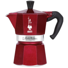 Bialetti Moka Express 6 személyes kávéfőző Deco Glamour piros (9900) (B9900) kávéfőző