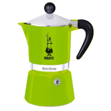 Bialetti Rainbow 3 személyes kotyogós kávéfőző - Zöld kávéfőző