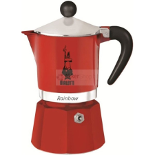 Bialetti Rainbow piros 6 személyes kotyogós kávéfőző kávéfőző