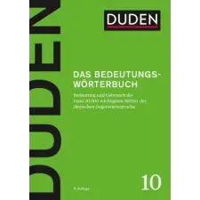 Bibliograph. Instit. GmbH Das Bedeutungswörterbuch egyéb könyv