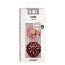 BIBS Boheme cumi - tearózsa - bodzabogyó, 2 db, 2-es méret cumi