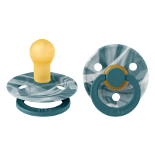  BIBS Colour, TIE DYE 2-es cumiszett, (Erdei tó-Krémfehér) cumi