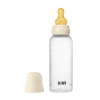 Bibs cumisüvegszett 270 ml - natúr kaucsuk cumifejjel - krémfehér
