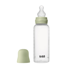 Bibs cumisüvegszett 270 ml - szilikon cumifejjel - zsálya cumisüveg