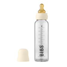  BIBS cumisüvegszett üveg 225ml krémfehér cumisüveg