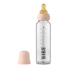  BIBS cumisüvegszett üveg 225ml púderrózsaszín cumisüveg