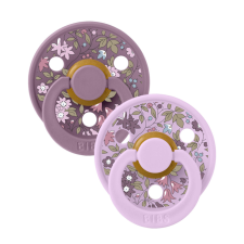 Bibs Liberty Colour Kamilla, 0-6 hó, 2 db (viola) cumi