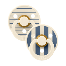 Bibs Studio PIN Colour, 0-6 hó, 2 db (acélkék mix) cumi