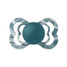  BIBS Supreme cumi Tie Dye - erdei tó/krémfehér - 0-6 hó cumi