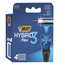 Bic Borotvafej bic hybrid flex3 mozgófejes mozgópengés 4 darab/bliszter pótfej, penge