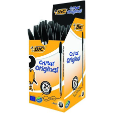 Bic Golyóstoll, 0,32 mm, kupakos, BIC Cristal Original , fekete toll