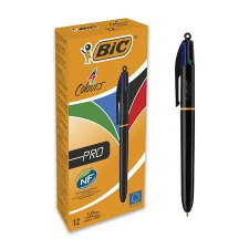 Bic Golyóstoll, 0,32 mm, nyomógombos, négyszínű, BIC "4 Colours Pro" toll