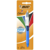 Bic Golyóstoll, 0,32 mm, nyomógombos, négyszínű, BIC "4 Colours Grip Original"