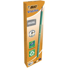 Bic Grafitceruza radírral, HB, hatszögletű, BIC "Evolution Original" ceruza