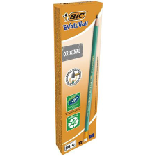 Bic Grafitceruza radírral, HB, hatszögletű, BIC "Evolution Original" ceruza