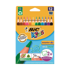 Bic Színes ceruza BIC Kids Evolution háromszögletű környezetbarát 12 db/készlet színes ceruza