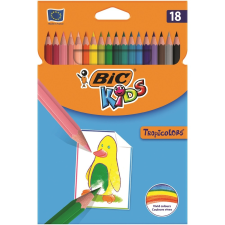 Bic Színes ceruza BIC Kids Tropicolors hatszögletű 18 db/készlet színes ceruza