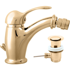  Bidé csaptelep RAV SLEZÁK LABE leeresztőszeleppel arany L045.5KZ csaptelep