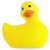 Big Teaze Toys Masszírozó vibráló kiskacsa- My Duckie Classic 2.0 - játékos kacsa vízálló csiklóvibrátor