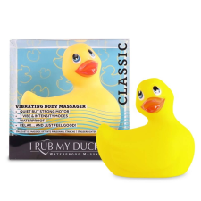 Big Teaze Toys My Duckie Classic 2.0 - játékos kacsa vízálló csiklóvibrátor (sárga) vibrátorok