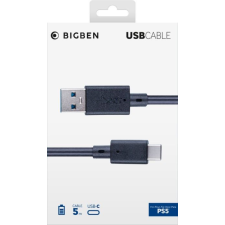 Bigben Interactive PS5 USB-C Charging and Data Cable 5m Black (PS5USBCCABLE5M) kábel és adapter