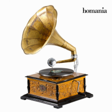 BigBuy Home gramofon Négyzetben - Old Style Gyűjtemény by Homania kerti dekoráció