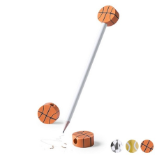 BigBuy School Ceruza radírral Sports 145218 Kosárlabda iskolai kiegészítő