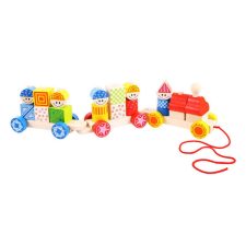 Bigjigs A színes vonat formákkal kisvasút