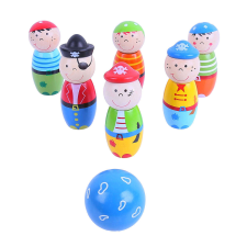 Bigjigs Bowling bowling szett - Kalózok sportjáték