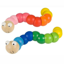 Bigjigs fa hernyó színes kék készségfejlesztő