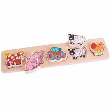Bigjigs fa puzzle farm 5 db puzzle, kirakós