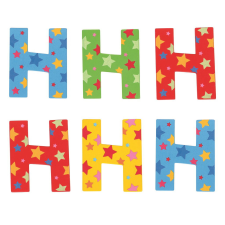 Bigjigs készségfejlesztő játék fa betű H 1 db kreatív és készségfejlesztő